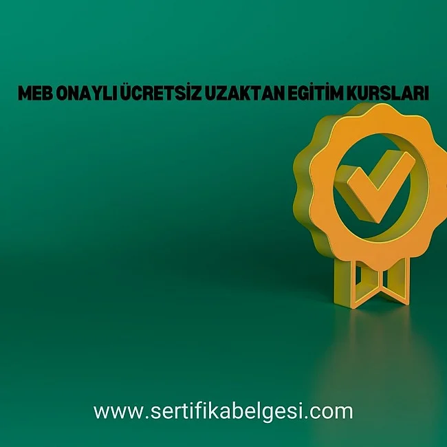 MEB Onaylı Ücretsiz Uzaktan Eğitim Kursları