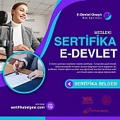Mesleki Sertifika E-Devlet Mesleki Sertifika E-Devlet