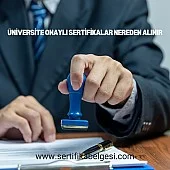 Üniversite Onaylı Sertifikalar Nereden Alınır Üniversite Onaylı Sertifikalar Nereden Alınır