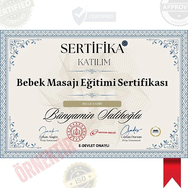 Bebek Masajı Eğitimi Sertifika / 200 Saat Bebek Masajı Eğitimi Sertifika / 200 Saat