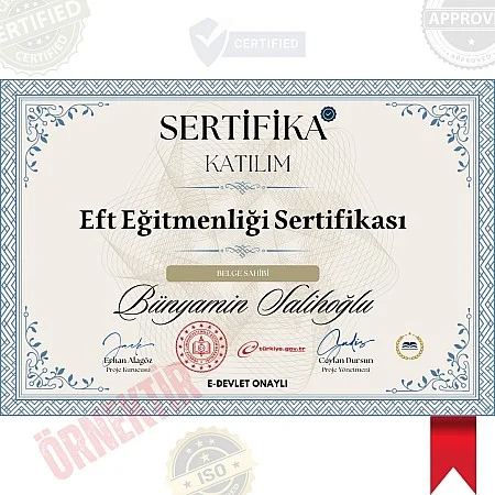 Eft Eğitmenliği Sertifika / 145 Saat