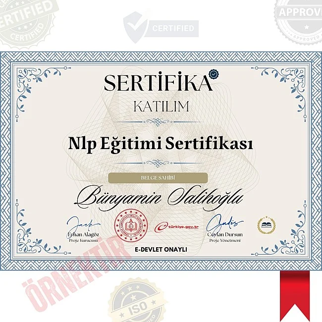 Nlp Eğitimi Sertifika / 120 Saat Nlp Eğitimi Sertifika / 120 Saat