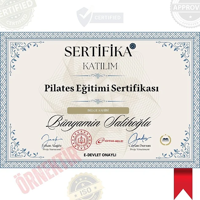 Pilates Eğitimi Sertifika / 96 Saat Pilates Eğitimi Sertifika / 96 Saat