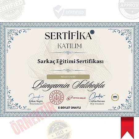 Sarkaç Eğitimi Sertifika / 120 Saat