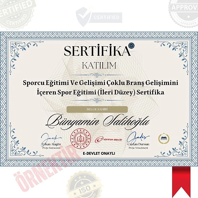 Sporcu Eğitimi Ve Gelişimi Çoklu Branş Gelişimini İçeren Spor Eğitimi (İleri Düzey) Sertifika / 144 Saat Sporcu Eğitimi Ve Gelişimi Çoklu Branş Gelişimini İçeren Spor Eğitimi (İleri Düzey) Sertifika / 144 Saat