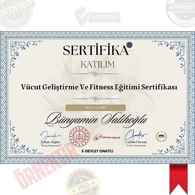 Vücut Geliştirme Ve Fitness Eğitimi Sertifika / 120 Saat Vücut Geliştirme Ve Fitness Eğitimi Sertifika / 120 Saat