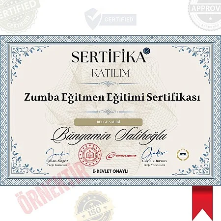 Zumba Eğitmen Eğitimi Sertifika / 120 Saat