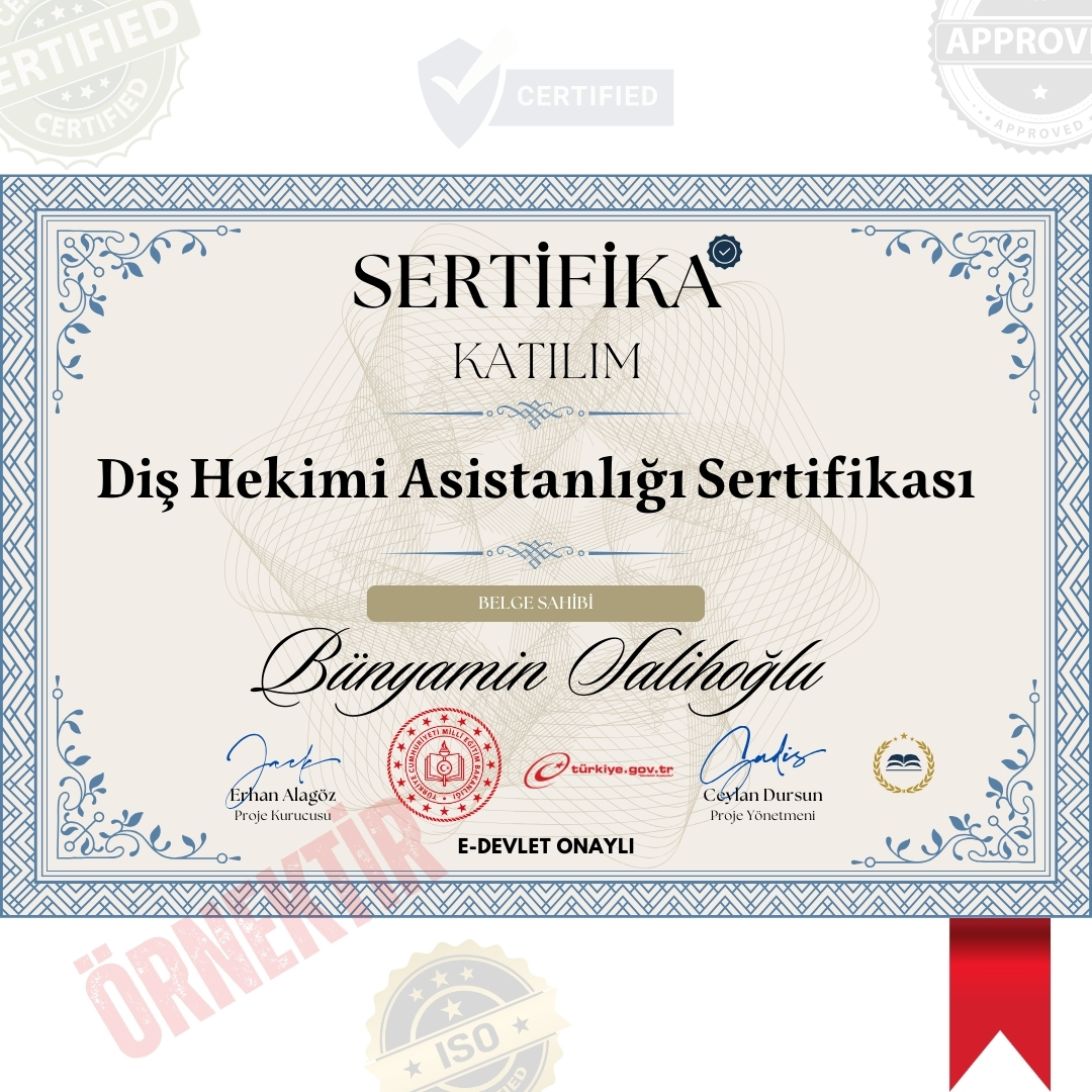 Diş Hekimi Asistanlığı Sertifika / 560 Saat