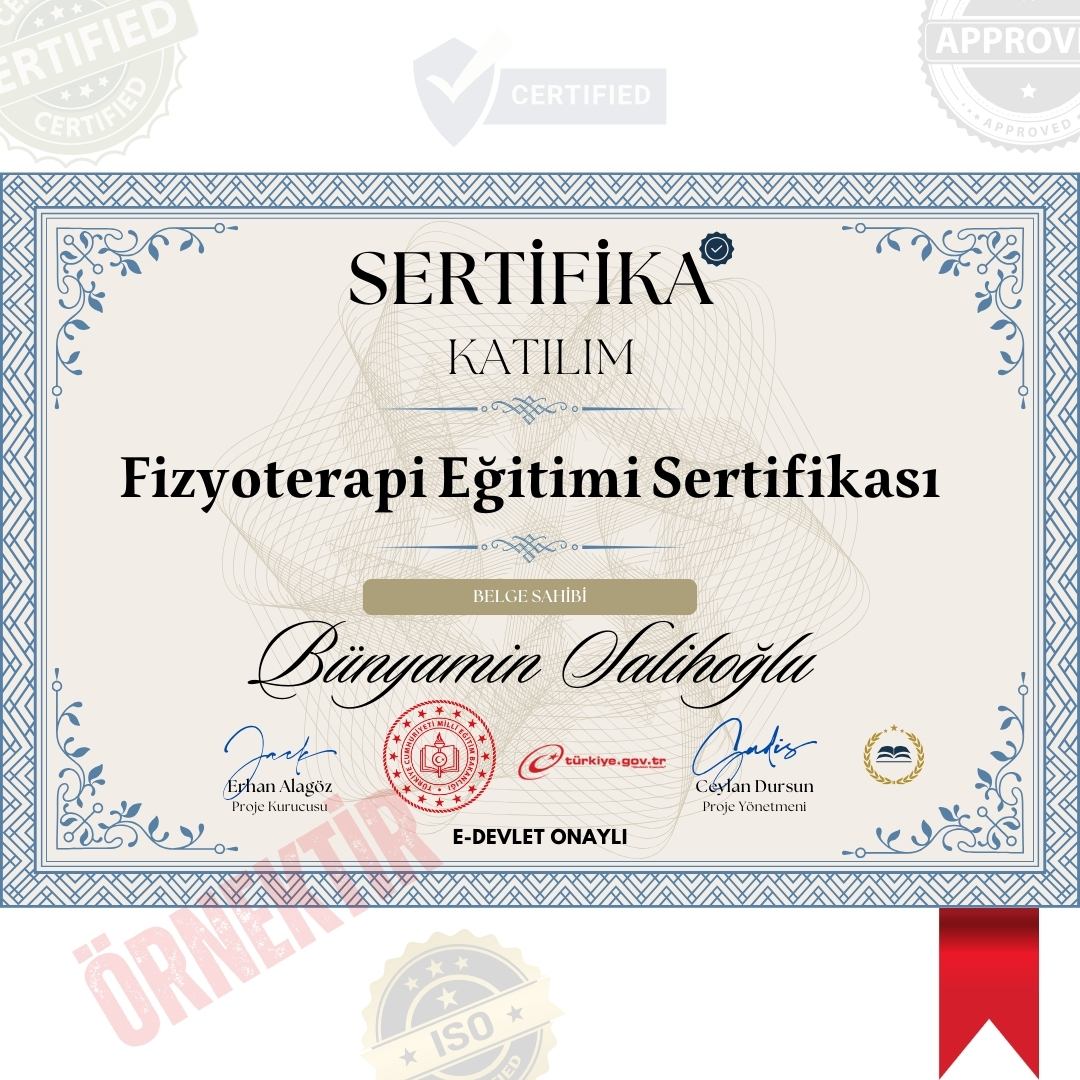 Fizyoterapi Eğitimi Sertifika / 120 Saat