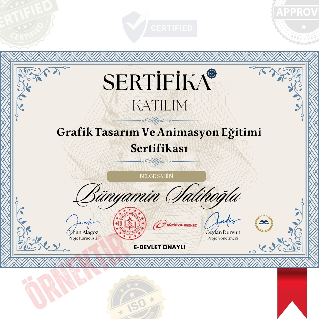 Grafik Tasarım Ve Animasyon Eğitimi Sertifika / 120 Saat Grafik Tasarım Ve Animasyon Eğitimi Sertifika / 120 Saat