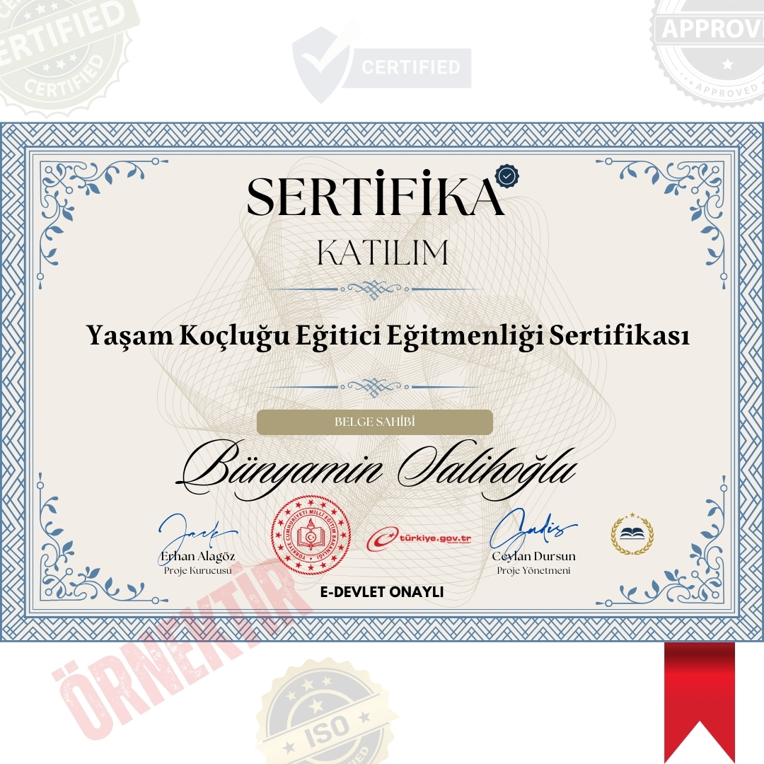 Yaşam Koçluğu Eğitici Eğitmenliği Sertifika / 200 Saat Yaşam Koçluğu Eğitici Eğitmenliği Sertifika / 200 Saat